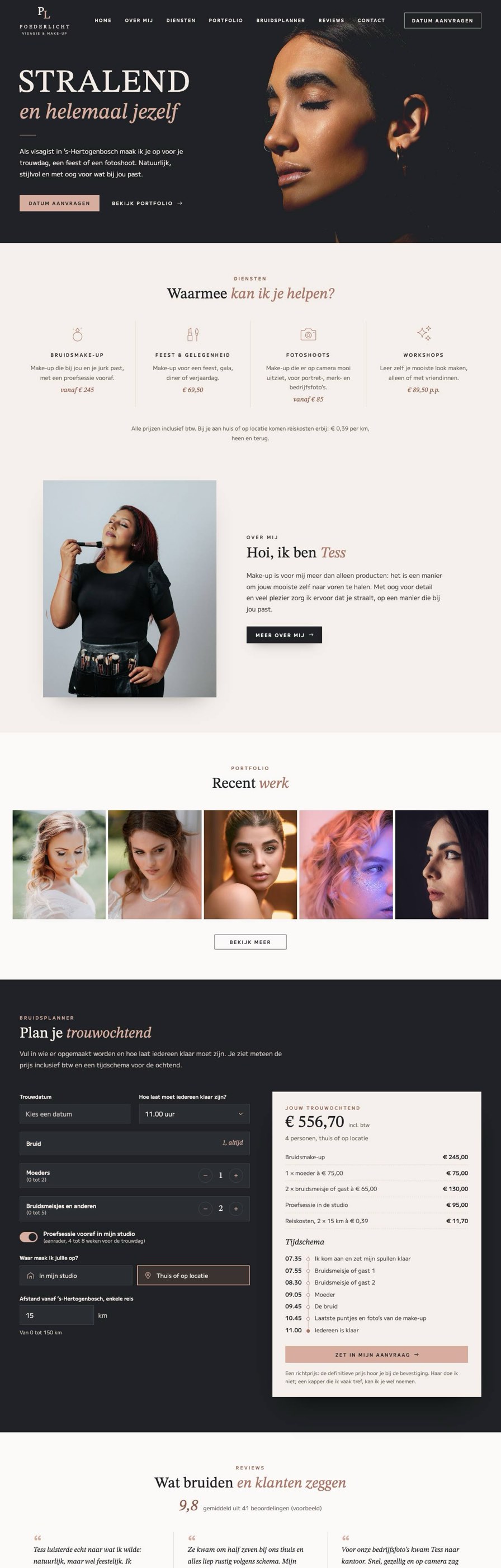 Homepage van Poederlicht