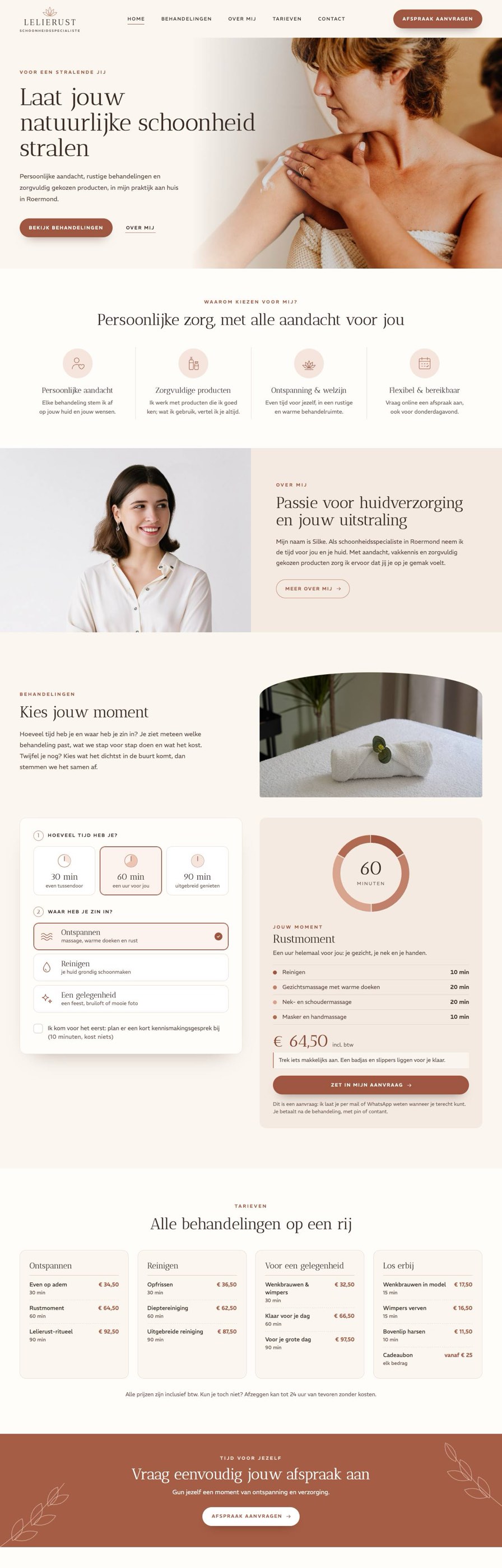 Homepage van Lelierust